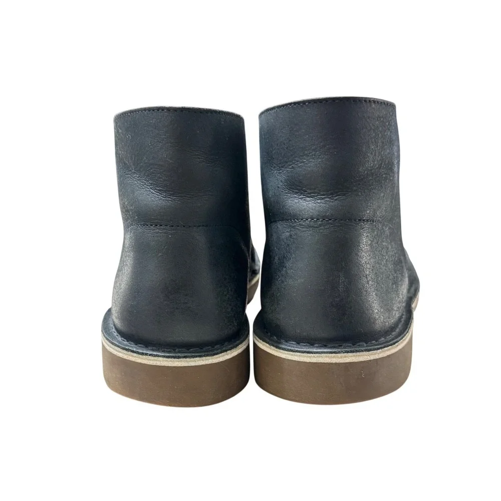 Clarks Bushacre 2 Chukka Boots Mens 12‎ Navy Blue Leather 18522